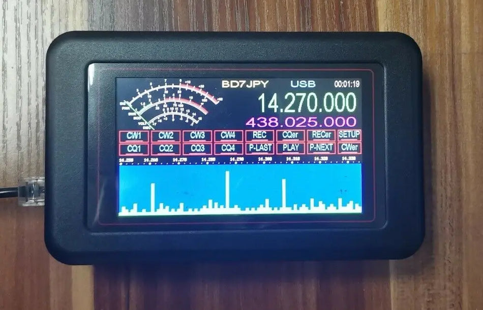 4.3" TFT CAT Display with Voice Recording & 32GB TF Card for YAESU Radios