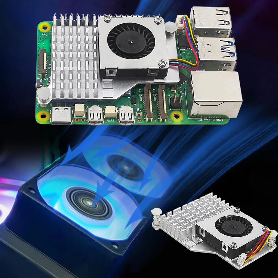 Raspberry Pi 5 Active Cooler Official Fan Heat Sink