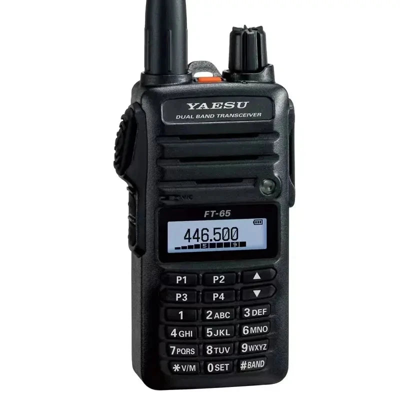 YAESU FT-65R Dual Band Handheld Radio VHF/UHF Two-Way Transceiver
