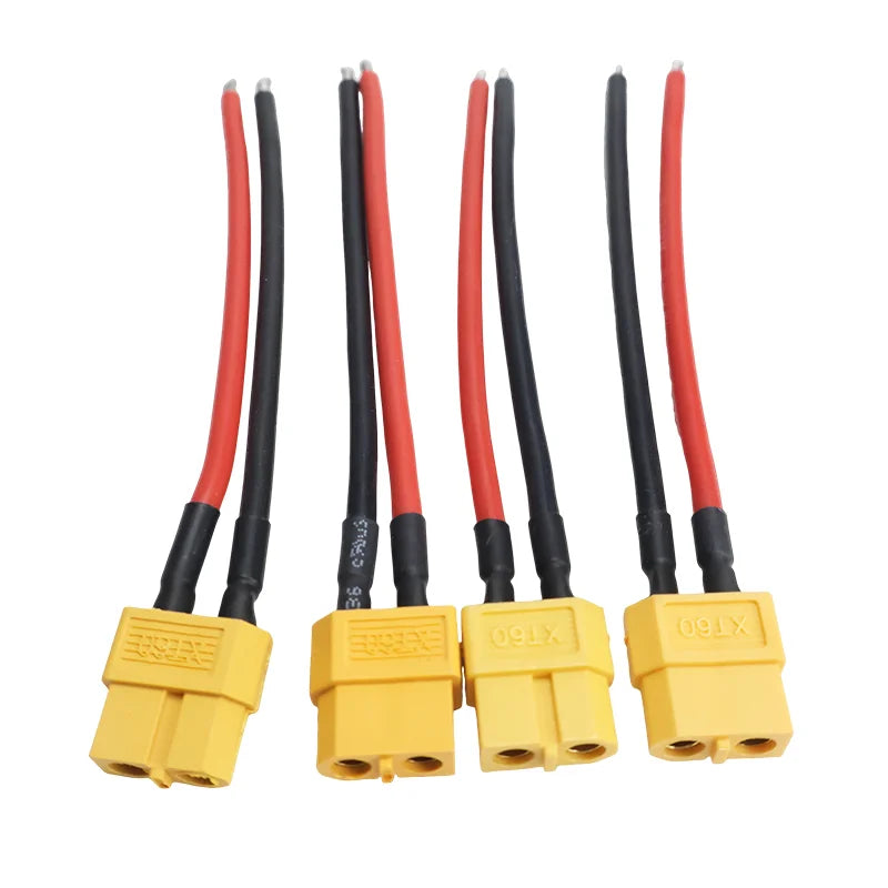 XT60 Male Female Connector Cable 14AWG Silicone Wire for RC Battery Drone ESC