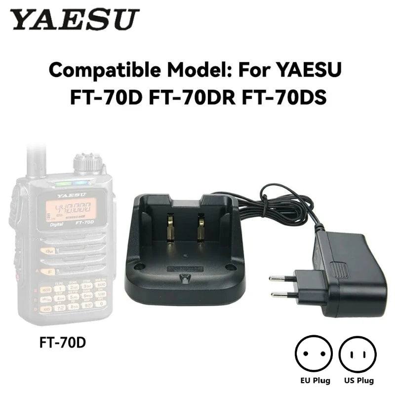 YAESU SBR-24LI Rapid Desktop Charger for FT-70D & FT-70DR Two-Way Radios