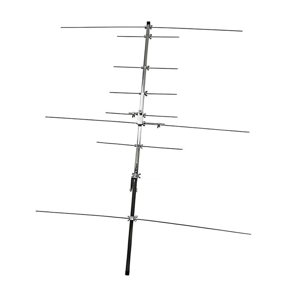 Dual-Band VHF/UHF 8-Element Yagi Antenna for Outdoor Radio Communication