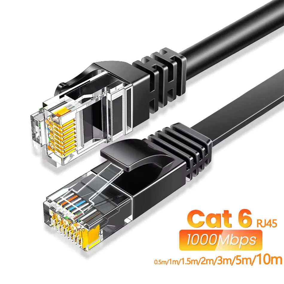 CAT6 Ethernet Cable RJ45 Gigabit Network LAN Cable for Router PC PS5 Xbox