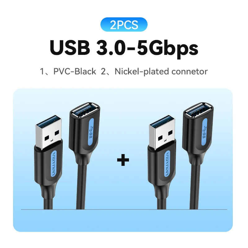 Vention USB 3.0 Extension Cable High Speed Data Extender
