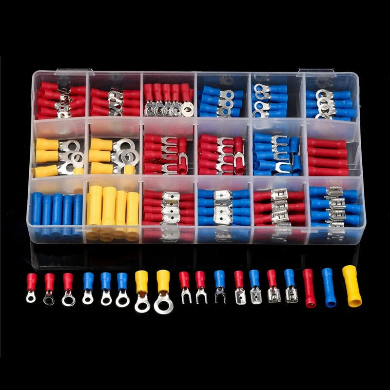 Wire Connector Kit Male Female Insulated Crimp Terminal Set 102/280/300/480PCS