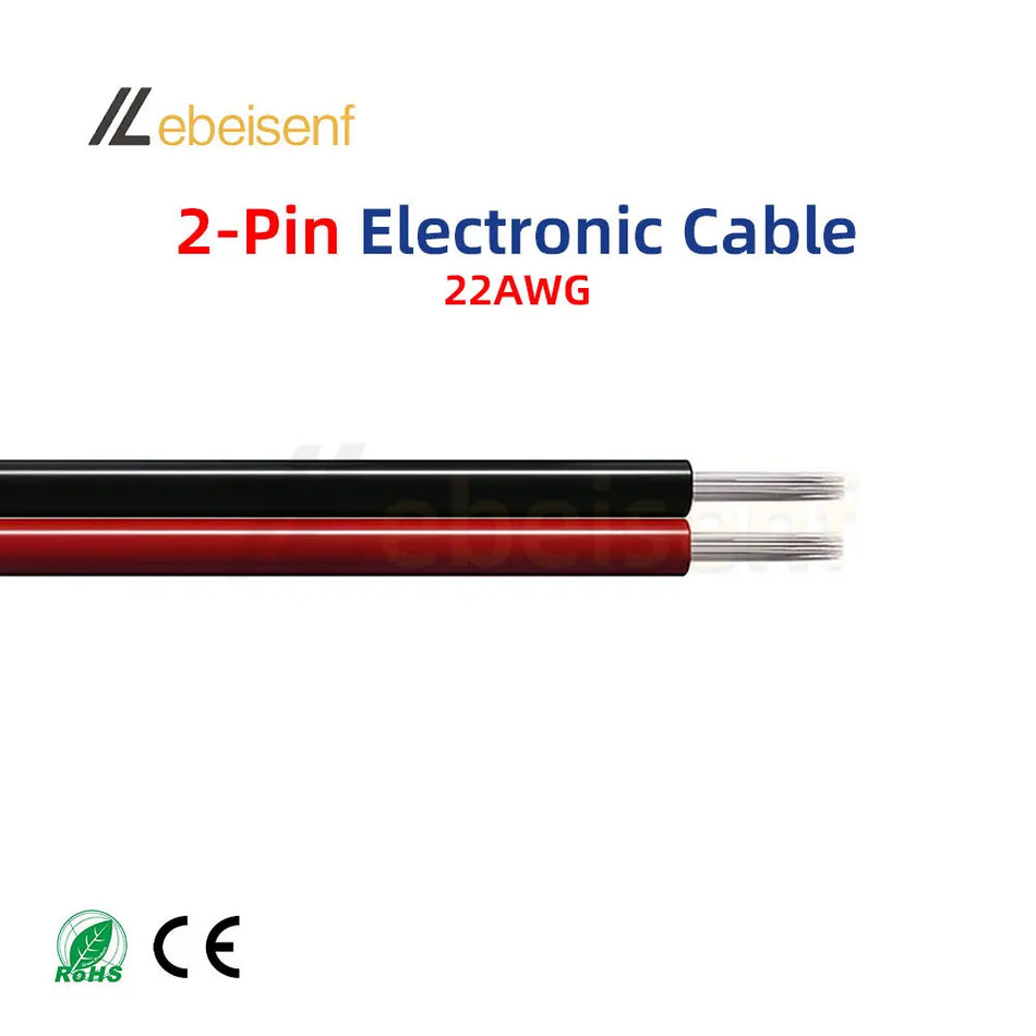 22AWG LED Strip Extension Cable – 2Pin / 3Pin / 4Pin / 5Pin / 6Pin – 5M & 10M